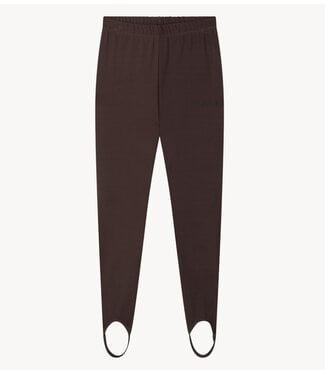 Alix The Label Legging ladies knitted clean legging deep brown