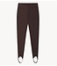 Alix The Label Legging ladies knitted clean legging deep brown