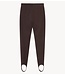 Alix The Label Legging ladies knitted clean legging deep brown