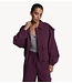 Alix The Label Jas ladies woven pockets jacket aubergine