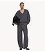 10DAYS Broek banana pants fleece steel blue