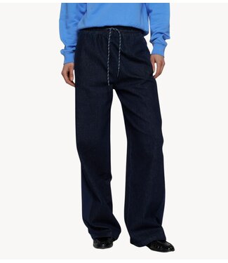 10DAYS Broek western pants chambray dark blue