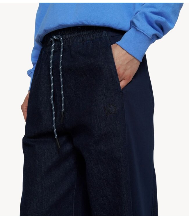 10DAYS Broek western pants chambray dark blue