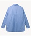 10DAYS Blouse long sleeve shirt check ultramarine