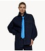 10DAYS Blouse overshirt chambray dark blue