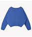 10DAYS Trui hairy knit sweater ultramarine