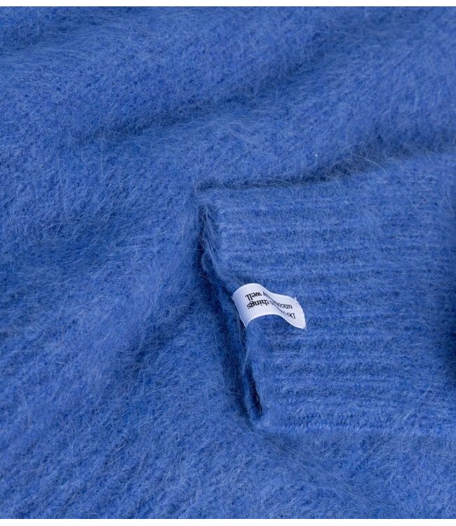 10DAYS Trui hairy knit sweater ultramarine