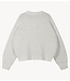 10DAYS Vest hairy knit cardigan ecru