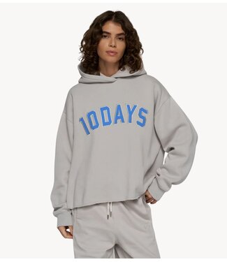 10DAYS Trui statement hoodie stone