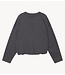 10DAYS Trui v-neck balloon sweater steel blue