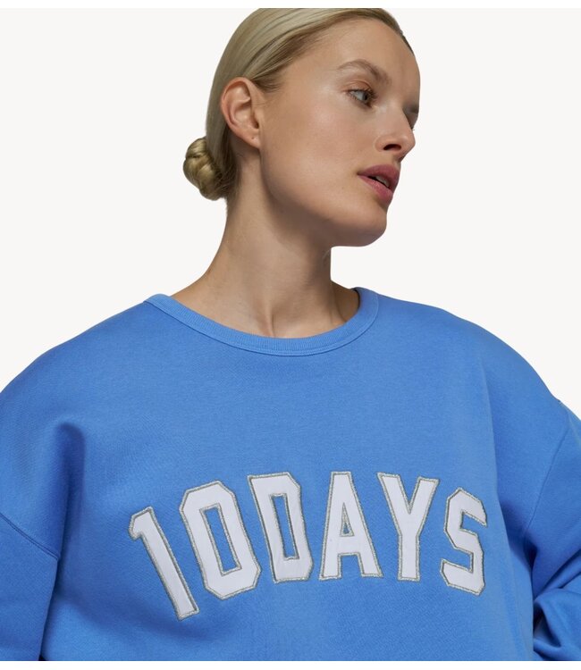 10DAYS Trui statement sweater ultramarine