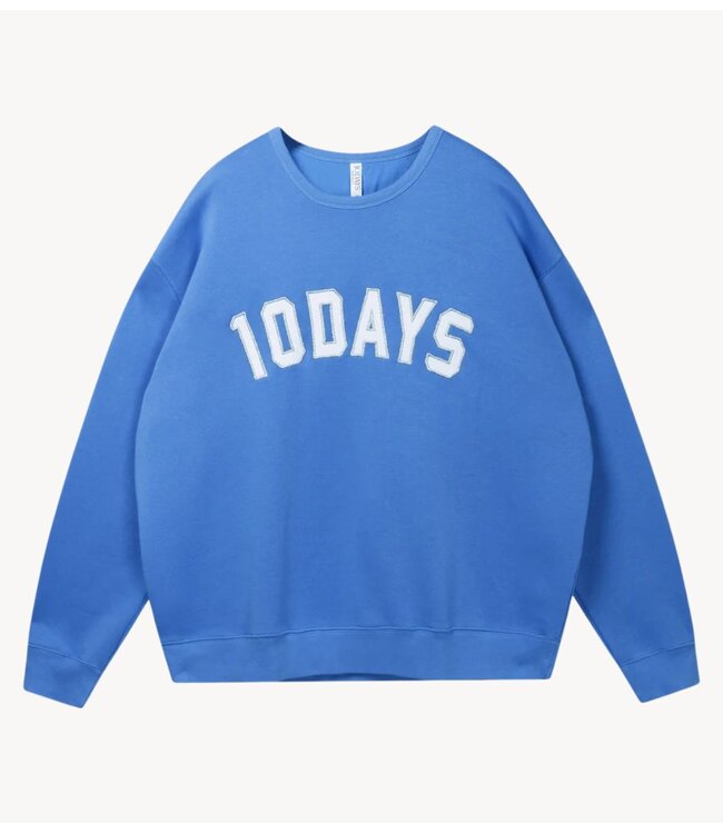 10DAYS Trui statement sweater ultramarine