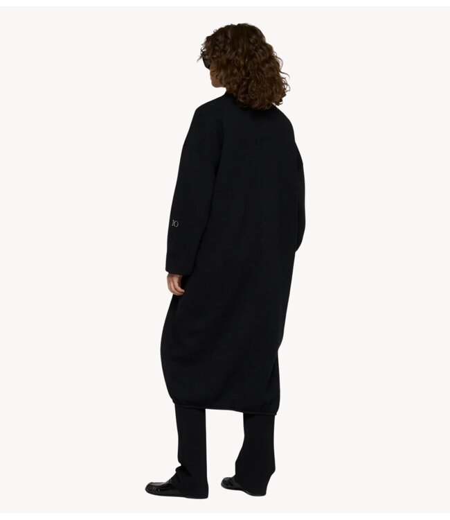 10DAYS Vest long baseball cardigan black