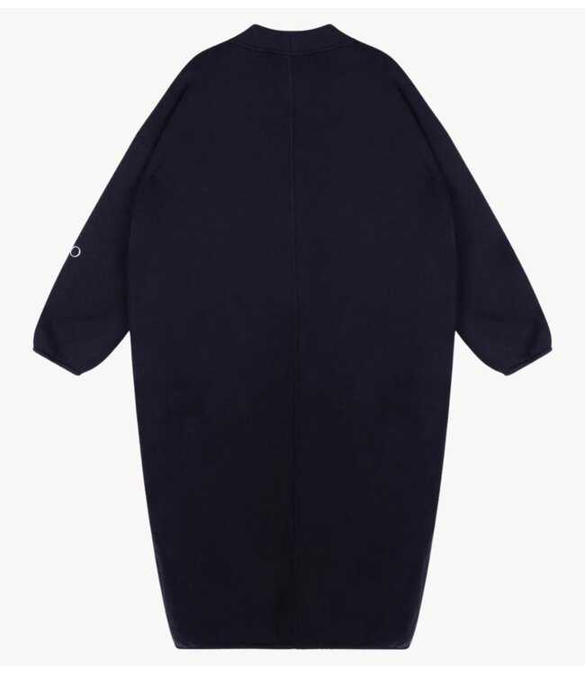 10DAYS Vest long baseball cardigan black