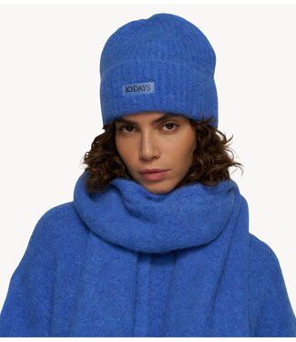 10DAYS Muts hairy beanie ultramarine