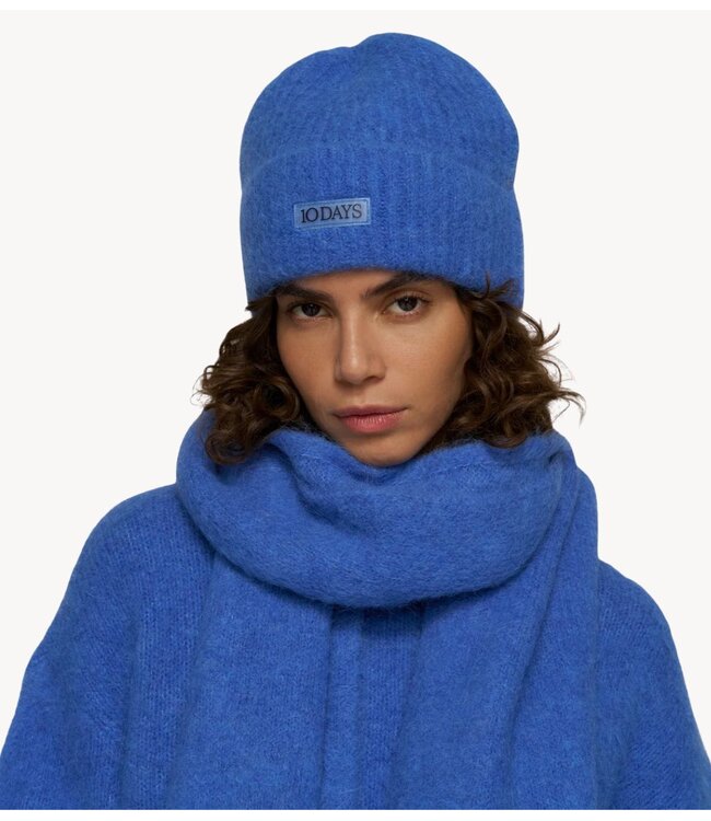 10DAYS Muts hairy beanie ultramarine