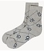 10DAYS Sokken socks all-over monogram light grey melee
