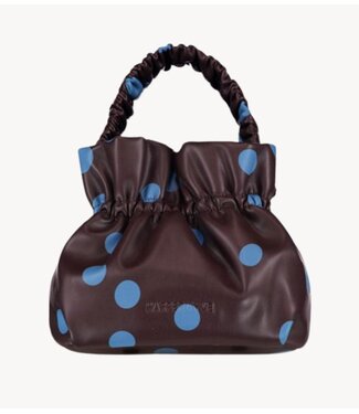HARPER & YVE Tas RAYE-BAG BLUE POLKA DOT