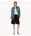 HARPER & YVE Blouse JELLA-LS TEAL BLUE CHECK