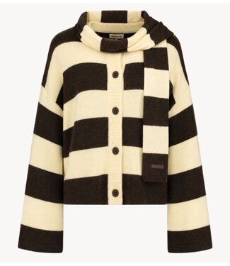HARPER & YVE Vest INDY-CA HOT FUDGE STRIPE