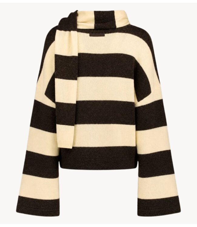 HARPER & YVE Vest INDY-CA HOT FUDGE STRIPE