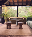 HKLIVING Bank Nomad Couch burnt ochre