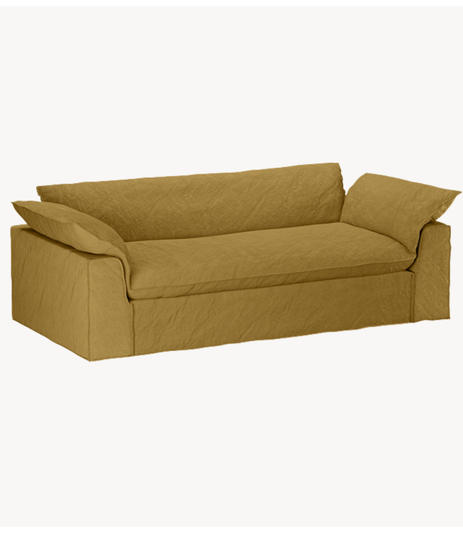 HKLIVING Bank Nomad Couch burnt ochre