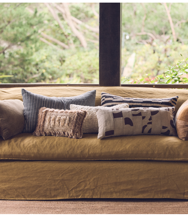 HKLIVING Bank Nomad Couch burnt ochre