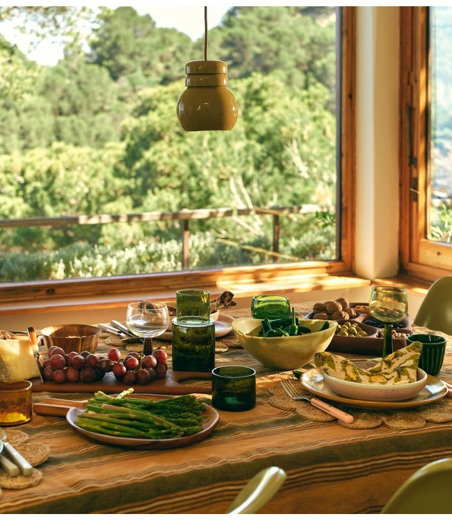 HKLIVING Karaf Tube carafe olive