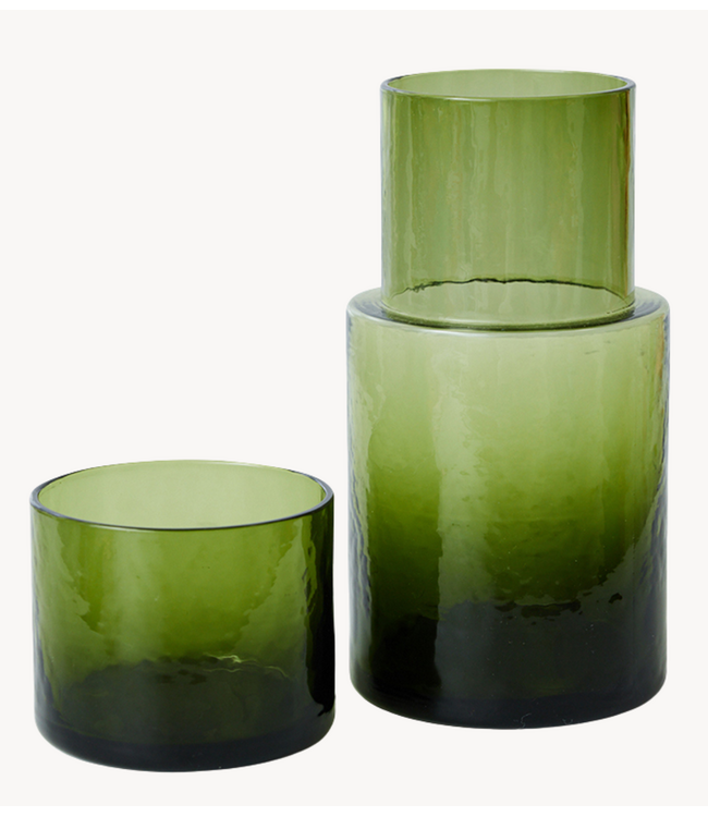 HKLIVING Karaf Tube carafe olive