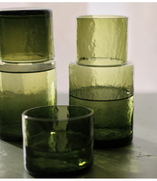HKLIVING Karaf Tube carafe olive