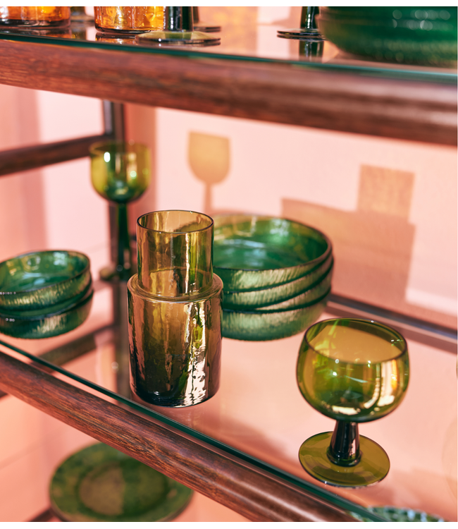 HKLIVING Karaf Tube carafe olive