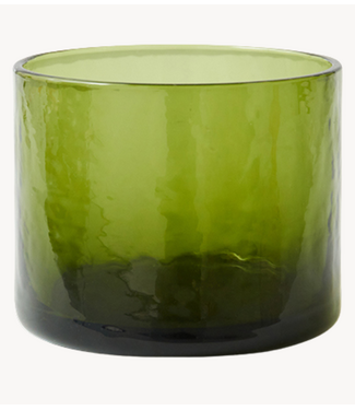 HKLIVING Waterglas Tube glass olive