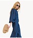 OU. Blouse Blouse Row Indigo