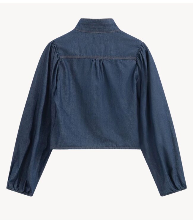 OU. Blouse Blouse Row Indigo