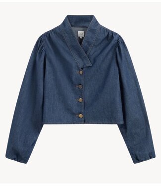 OU. Blouse Blouse Row Indigo