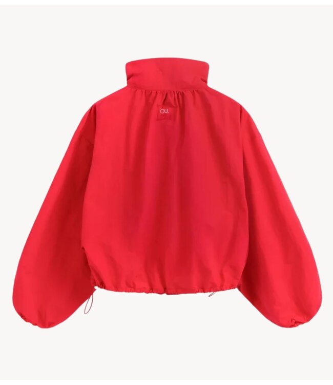 OU. Jack Jacket Curve Lane Rouge
