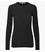Second Female Shirt Matima O-Neck Tee Black