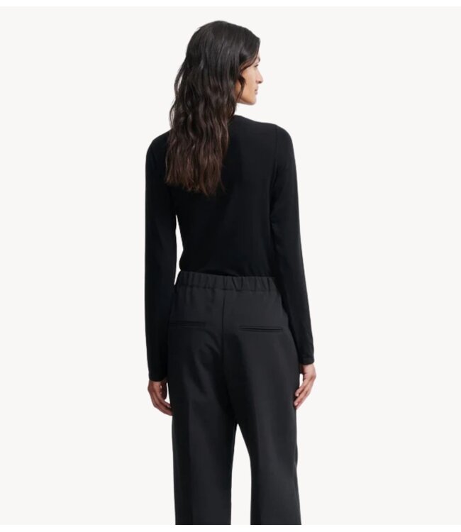 Second Female Shirt Matima O-Neck Tee Black
