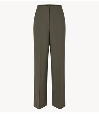 Second Female Broek  Fique Classic Trousers Black Olive