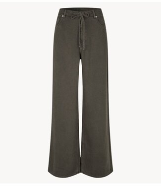 Second Female Broek Irven Denim Jeans Black Olive
