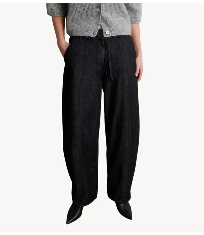 Second Female Broek  Dera Denim Cargo Trousers black
