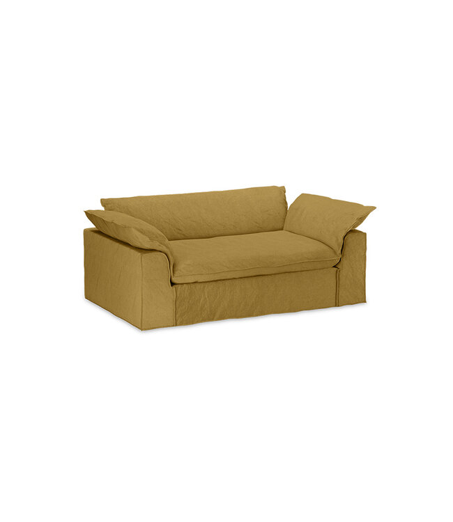 HKLIVING Bank Nomad Couch burnt ochre