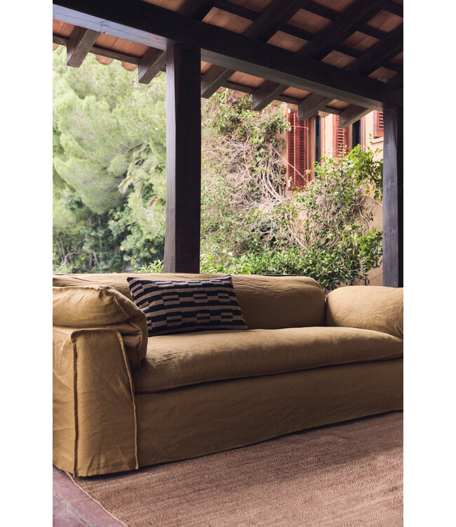 HKLIVING Bank Nomad Couch burnt ochre