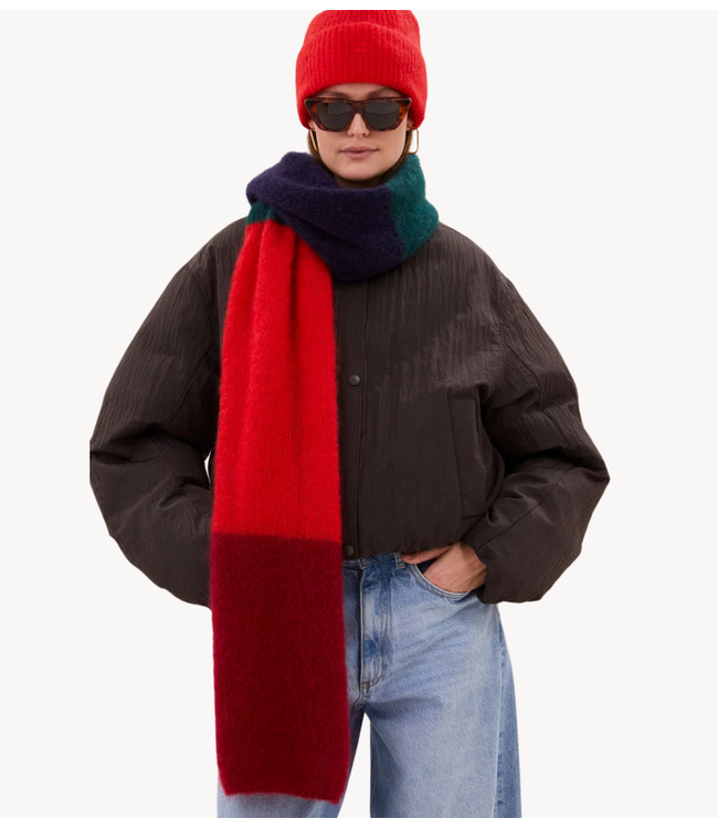 BY-BAR Sjaal leah striped scarf multi stripe