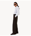 BY-BAR Broek pelle pinstripe pants brown pinstripe