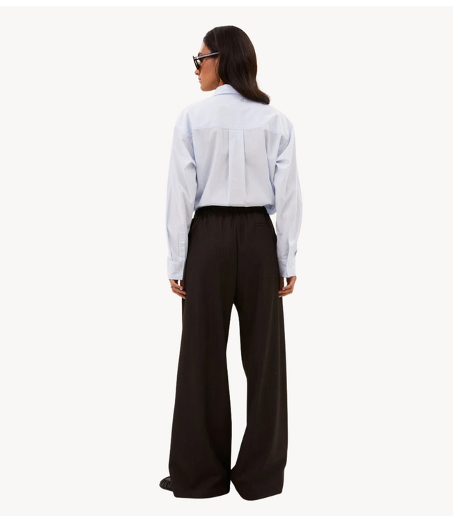 BY-BAR Broek pelle pinstripe pants brown pinstripe