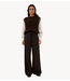 BY-BAR Broek pelle pinstripe pants brown pinstripe