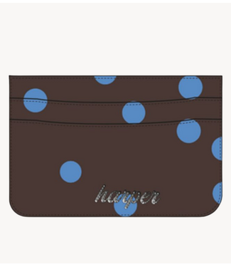 HARPER & YVE Pasjeshouder  HARPER-WALLET blue polka dot