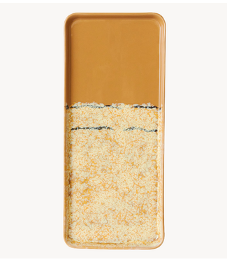 HKLIVING Schaal 70s ceramics: cake tray sunbeam